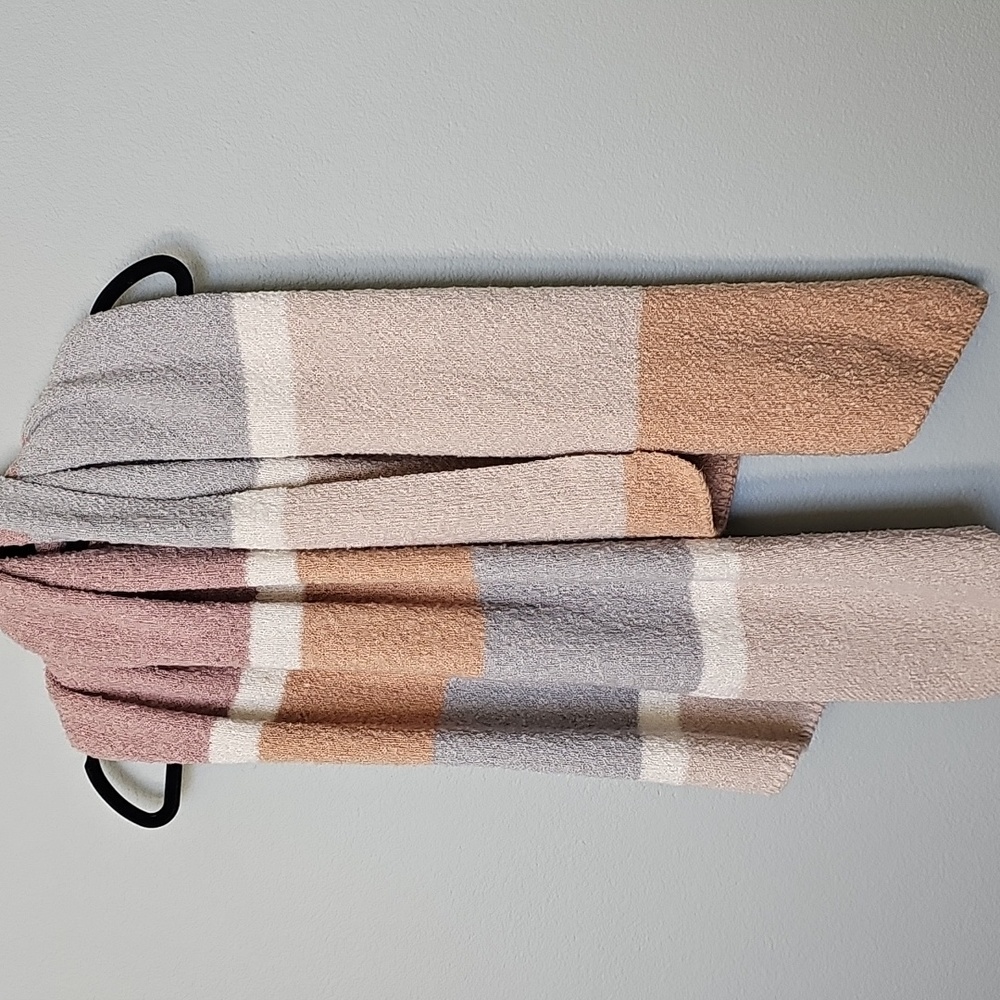 Mixit Blanket Color Block Neutral Knit Oversized Scarf